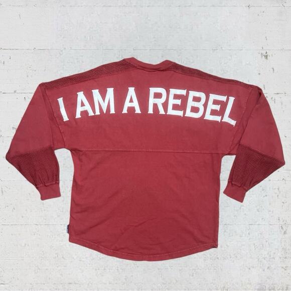 Spirit Jersey Red Mesh I Am A Rebel  Ole' Miss UNLV Size Small - Picture 1 of 9